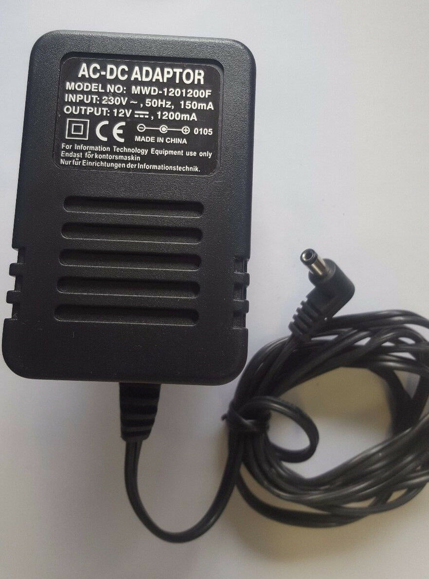 *Brand NEW*12V 1.2A MWD-1201200F AC/DC ADAPTER POWER SUPPLY